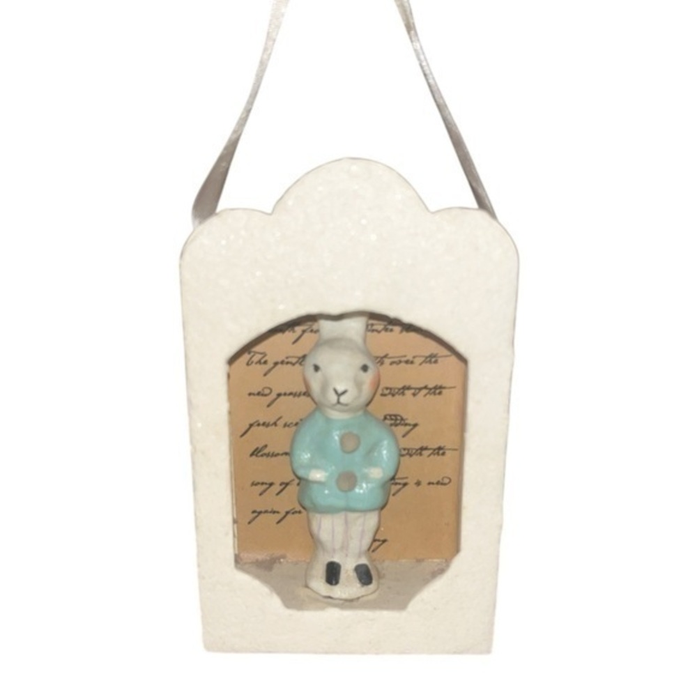 The Nicol Sayre Collection bunny ornament